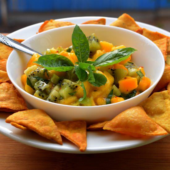 mango kiwi salsa - Recipe photo by swatipaathak