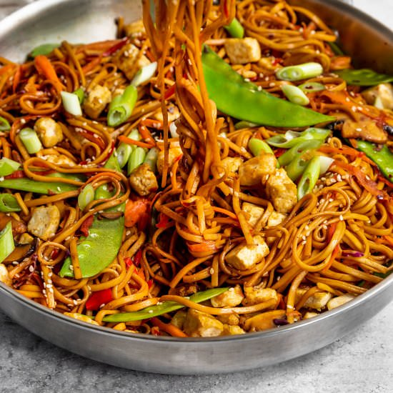Vegan Vegetable Lo Mein - Recipe photo by ShortGirlTallOrder