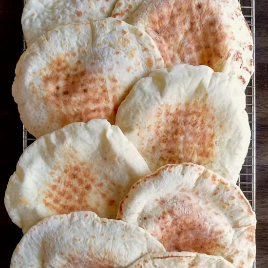 Homemade Pita Bread - Recipe photo by Eats Delightful