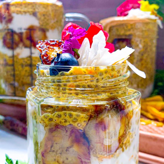 Carrot Cake Chia Pudding - Recipe photo by girlaboutgreens