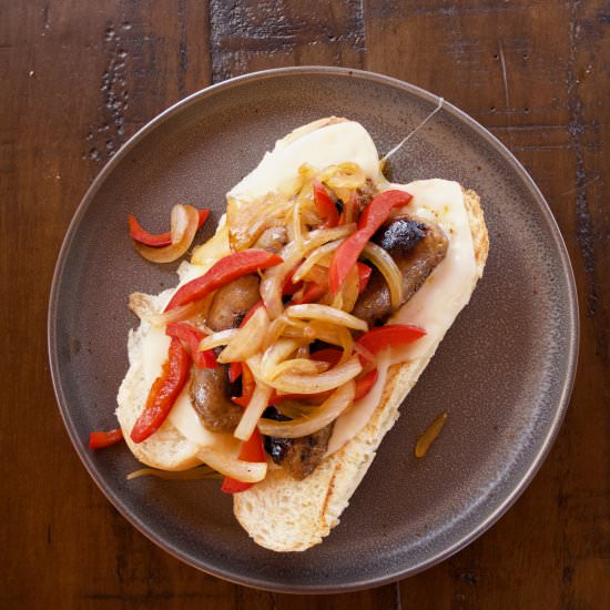 Grilled Italian Sausage Sandwiches - Recipe photo by Flipped-Out Food
