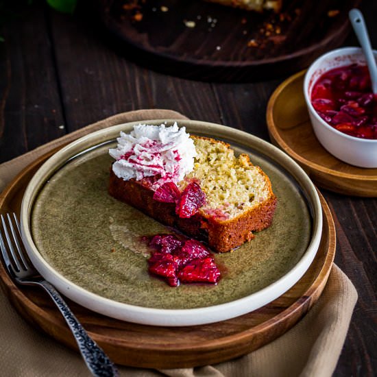 Blood Orange Olive Oil Cake - Recipe photo by Spoonabilities