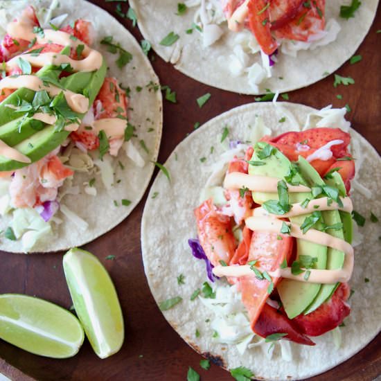Lobster Tacos - Recipe photo by Whitney Bond