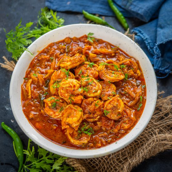 Kerala Prawn Curry - Recipe photo by Whiskaffair