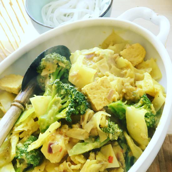 Vegan Sayur Curry - Recipe photo by Pisang Susu