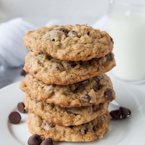 Cherry Chocolate Oatmeal Cookies - Recipe photo by Bakin Care of Business