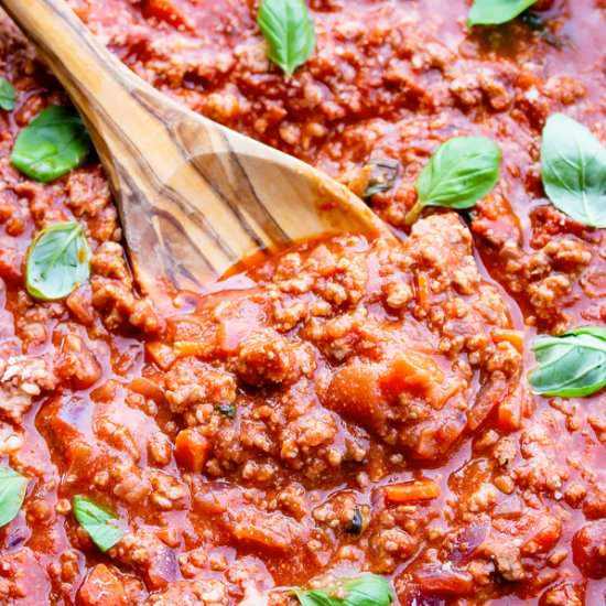 Bolognese Sauce - Recipe photo by MasalaHerb