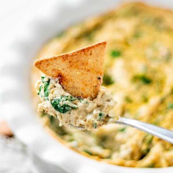 Vegan Artichoke and Spinach Dip - Recipe photo by Murielle Banackissa