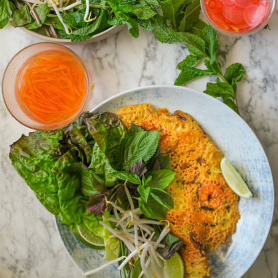 Vietnamese Crepes CRISPY Banh Xeo - Recipe photo by kendallwross
