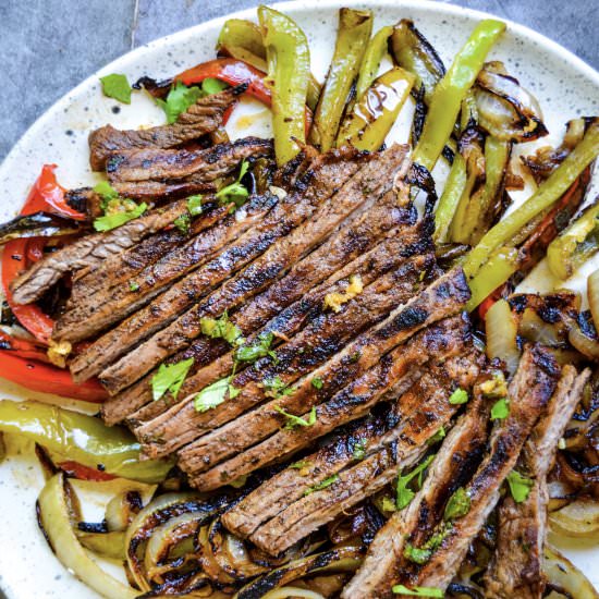 Restaurant Style Steak Fajitas - Recipe photo by Kayscleaneats