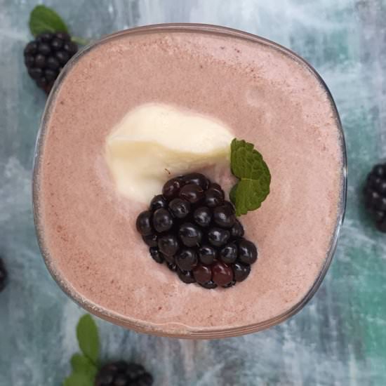 Chocolate cheesecake shake - Recipe photo by Mildlyindian