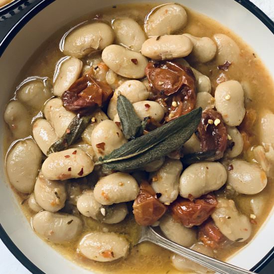 Instant Pot Gigantes Beans - Recipe photo by The Greek Foodie