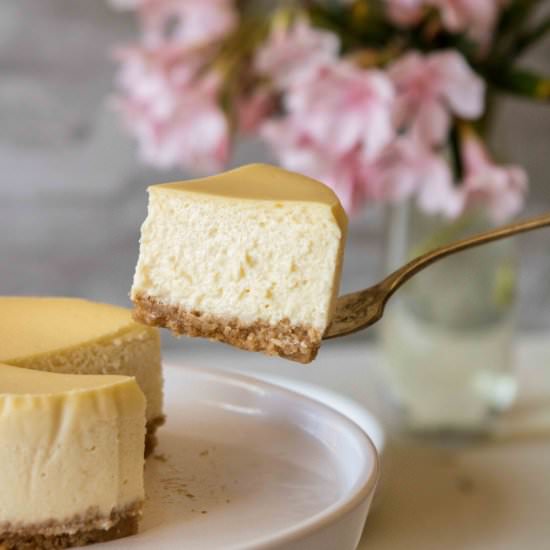 4- inch Mini Cheesecake - Recipe photo by lifestyleofafoodie