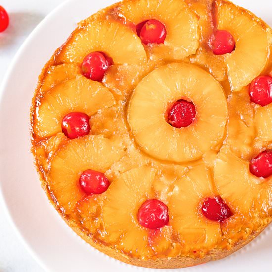 Pineapple upside-down cake - Recipe photo by ruchiskitchen