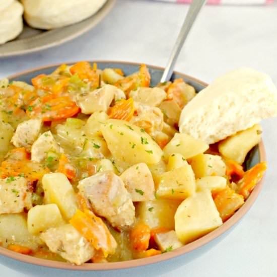 Slow Cooker Chicken Stew - Recipe photo by Food Meanderings