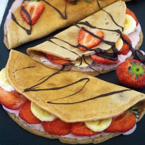 Easy Vegan Crepes - Recipe photo by plantifulheart