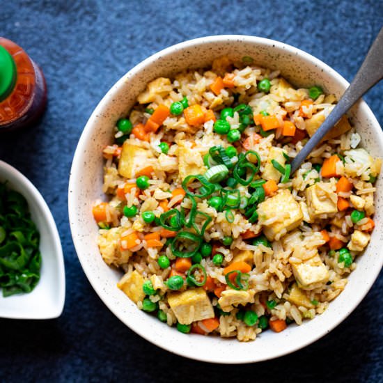 Tofu Fried Rice - Recipe photo by Chef Molly