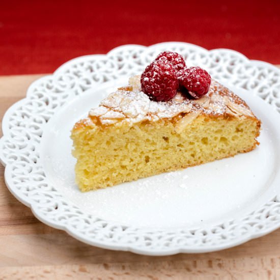 French Yogurt Cake with Almonds - Recipe photo by Chef Molly
