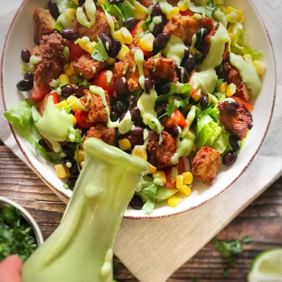 Cilantro-Lime Avocado Dressing - Recipe photo by No Sweat Vegan