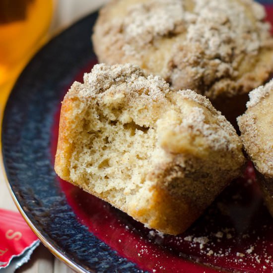 chai streusel muffins - Recipe photo by freshaprilflours