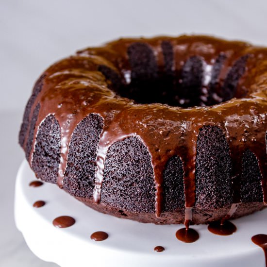 Dark Chocolate Cake - Recipe photo by dwayland