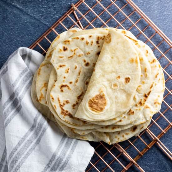 Sourdough Discard Tortillas - Recipe photo by kettleandkale