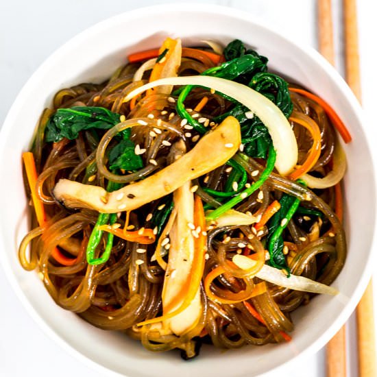 Mommy's Japchae (Vegan Version) - Recipe photo by George Ahmed