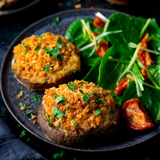 Stuffed Mushrooms - Recipe photo by KitchenSanctuary
