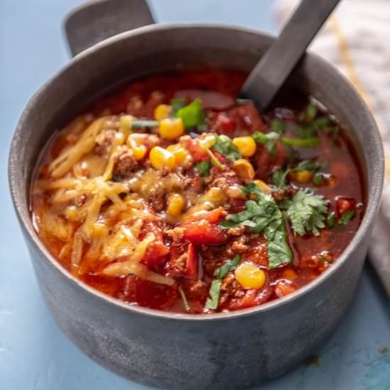 Instant Pot Taco Soup - Recipe photo by garnishedplate