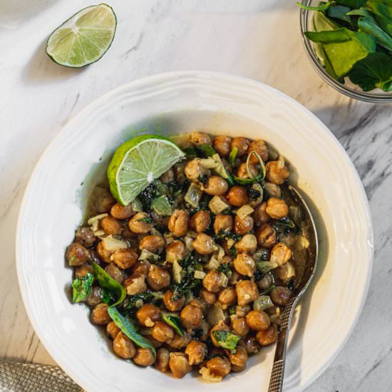 Basil Chickpea Curry - Recipe photo by Shana_Thomas