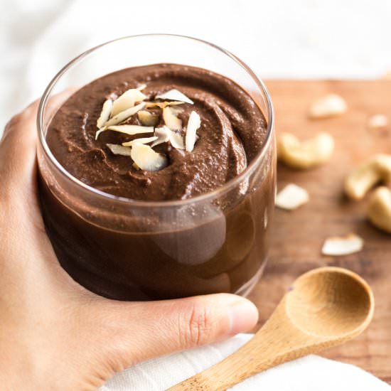 Vegan Cashew Chocolate Pudding - Recipe photo by felicialim