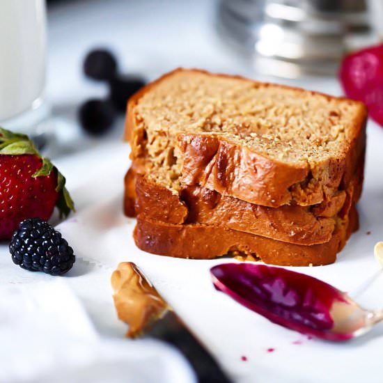 SCD Peanut Butter Bread - Recipe photo by Lila Ruth Grain Free