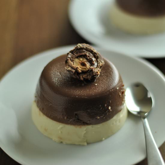 Vanilla & nutella panna cotta - Recipe photo by Lime Thyme