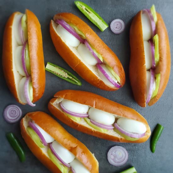 Egg bakery buns - Recipe photo by Hungry Lankan