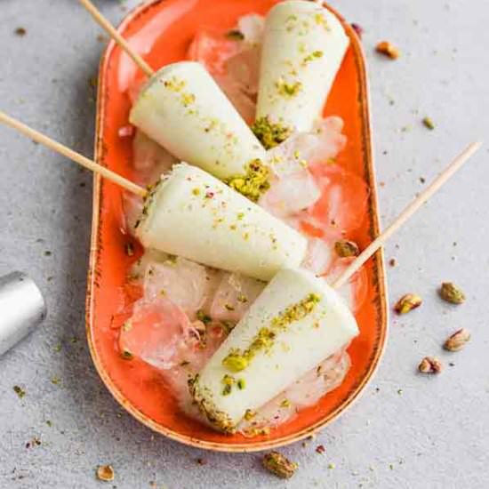 ALMOND AND PISTACHIO KULFI - Recipe photo by Art of Palate