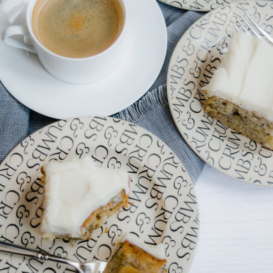 Banana Sheet Cake - Recipe photo by josieandnina