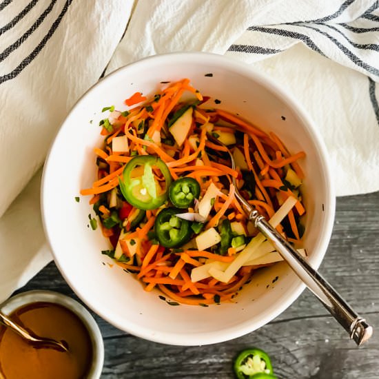 Jalapeno, Apple and Carrot Slaw - Recipe photo by josieandnina