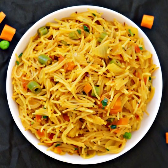 Vermicelli upma - Recipe photo by Flavours on Plate