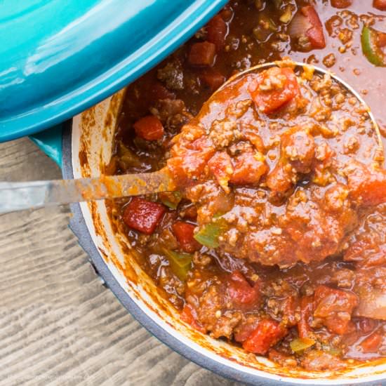 Low Carb Keto Chili - Recipe photo by Thehobbywife