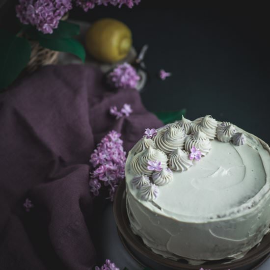 Lemony Cake with Cashew Frosting - Recipe photo by melissa sampedro