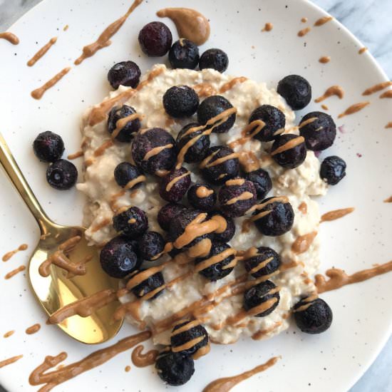 Vanilla Cauliflower Protein Oats - Recipe photo by livlabelfree