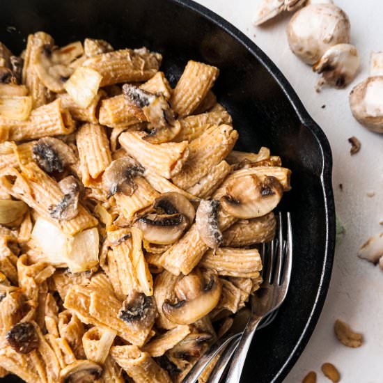 Caramelized Onion & Mushroom Pasta - Recipe photo by mags_makes
