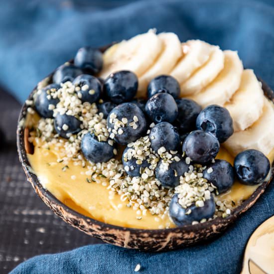 Copycat Dole Whip Smoothie Bowl - Recipe photo by servingrealness