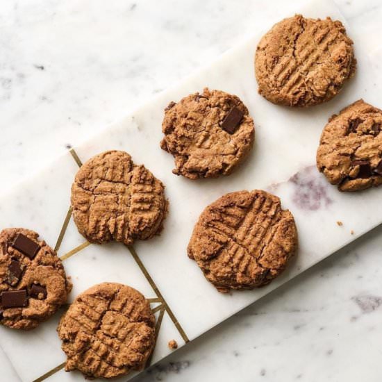 Peanut Butter Choco Chunk Cookies - Recipe photo by naturallylara