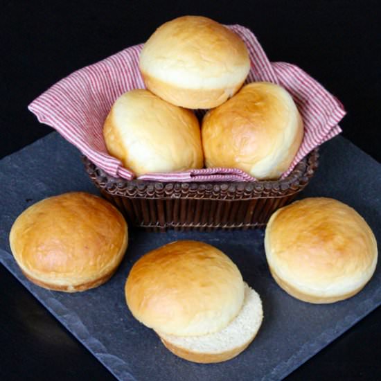 Buttery Potato Burger Buns - Recipe photo by Runcible Eats