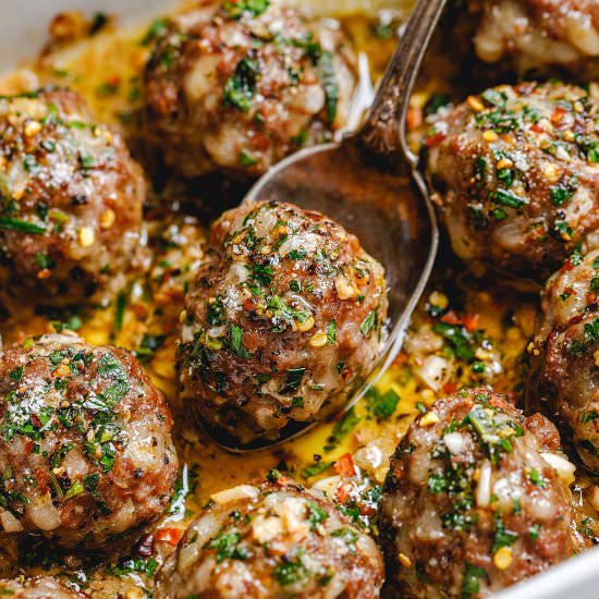 Baked Turkey Meatballs - Recipe photo by Eatwell 101
