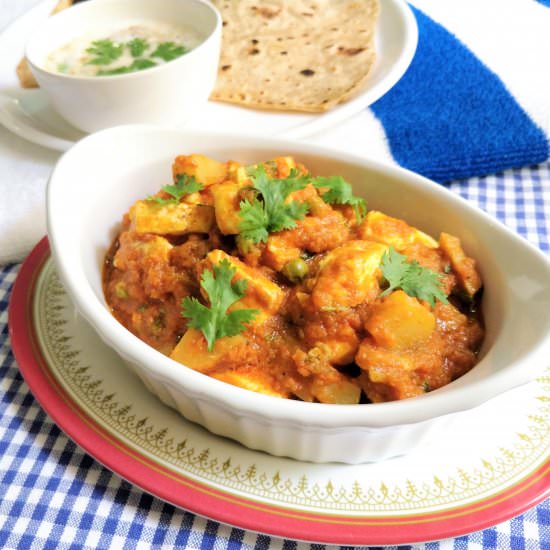 Vegetable Paneer Curry - Recipe photo by Jayanthy Asokan