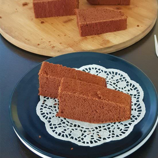 Eggless Butterless Chocolate Cake - Recipe photo by Jayanthy Asokan