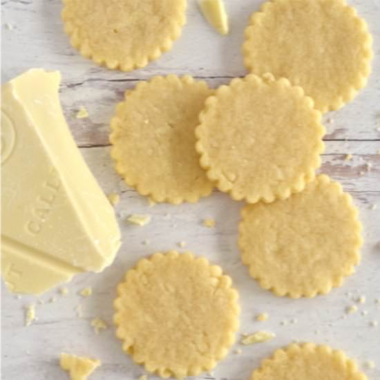 white chocolate sugar cookies - Recipe photo by TwoSugarBugs