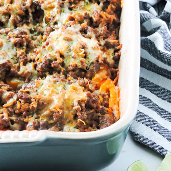 Beef Taco Stuffed Peppers - Recipe photo by Fresh Fit Kitchen